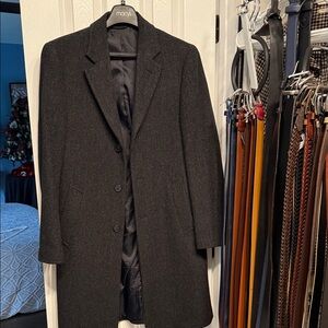 Nautica Charcoal Gray Wool Coat